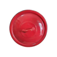 oala emailata 6 litri cu capac rosie cu buline resigilat 2