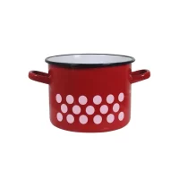 oala emailata cu capac si buline 10 litri 2