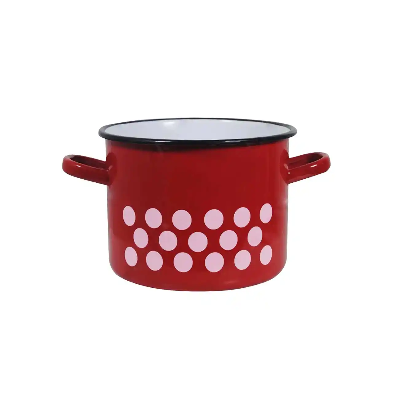 oala emailata cu capac si buline 10 litri 2