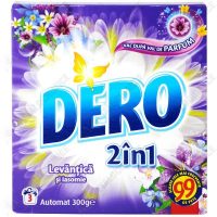 pachet 12 bucati dero 2 in 1 automat levantica si iasomie detergent de rufe la cutie 3 spalari 12 x 300g 2
