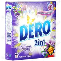 pachet 12 bucati dero 2 in 1 automat levantica si iasomie detergent de rufe la cutie 3 spalari 12 x 300g 3