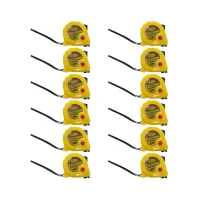pachet 12 bucati ruleta jiahua galben 5m 1