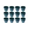 pachet 12 x galeata plastic verde inchis 5 litri 1