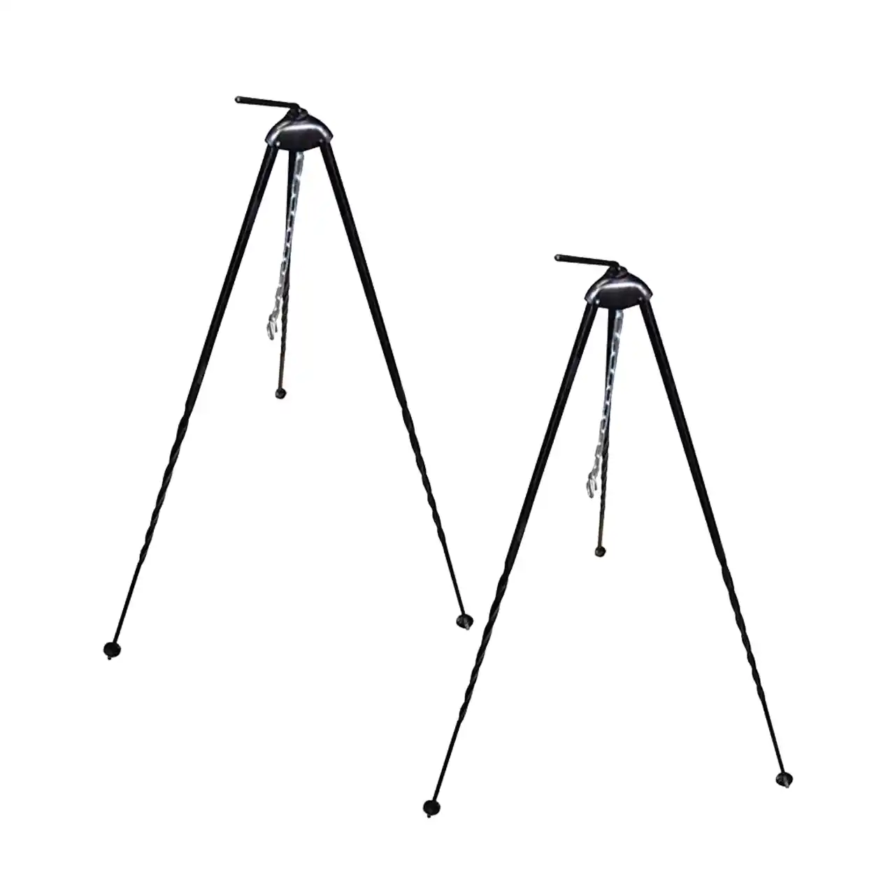 pachet 2 bucati trepied ceaun cu lant 1