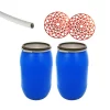 pachet 2 x butoi plastic 60l cu capac si cerc metalic 2 x presa rotunda teava suflat