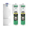 pachet 2 x usa vizitare 20x40cm 2 x den braven silicon universal alb 1001u 280ml 1