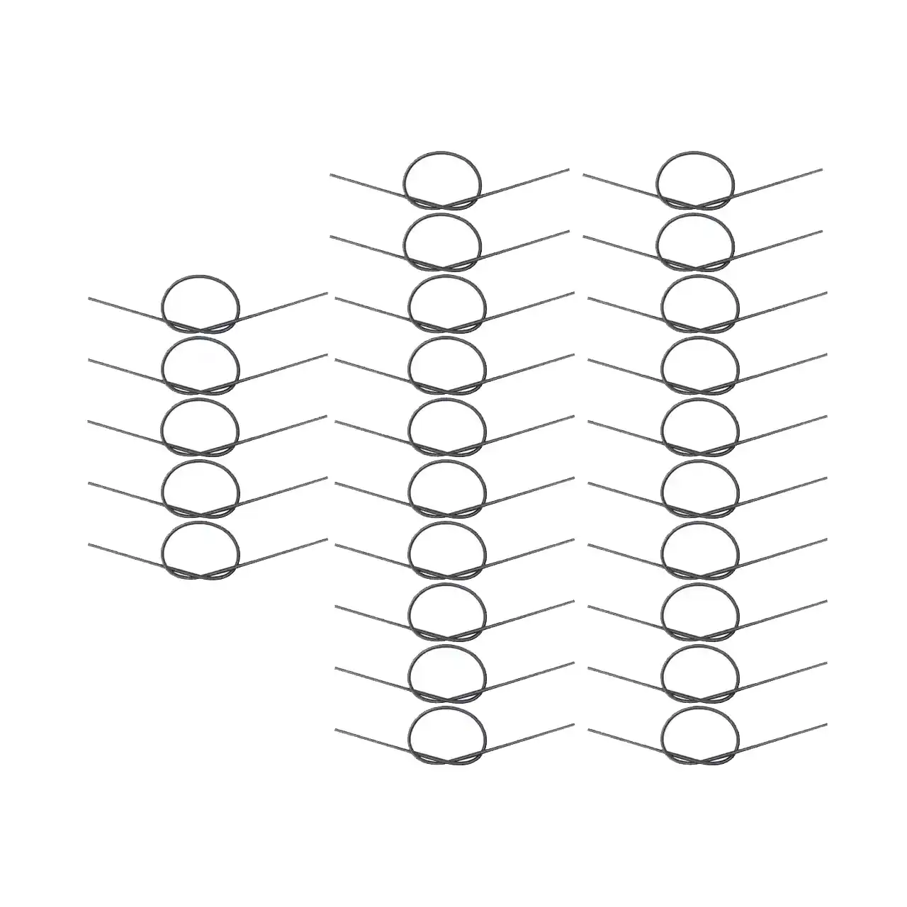 pachet 25 bucati nichelina 47cm resou 2000w