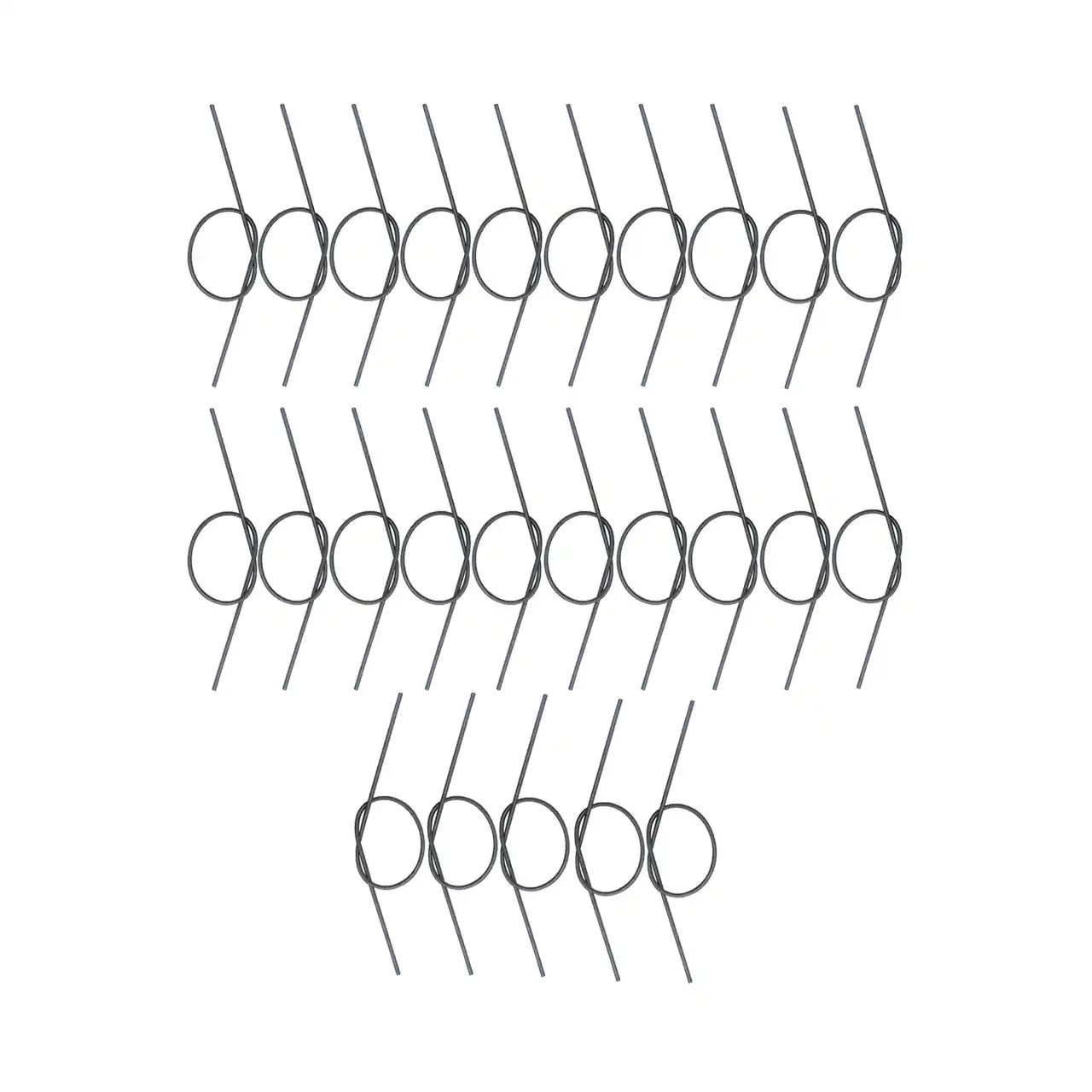pachet 25 x nichelina 60cm resou 2500w 1