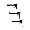 pachet 3 x pistol pentru silicon din metal negru 1