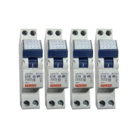 pachet 4 bucati siguranta bipolara gewiss 16a intrerupator automat pentru tabloul de siguranta