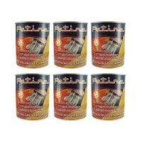 pachet 6 bucati lac colorat pentru lemn patina 3 in 1 mahon 750ml 1
