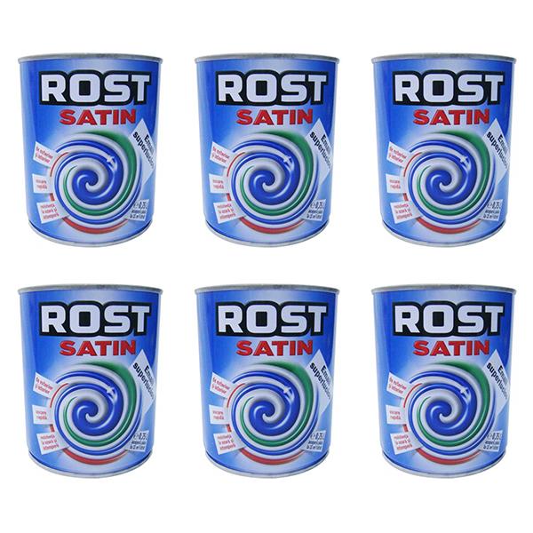 pachet 6 bucati vopsea email satin grena 0 75l