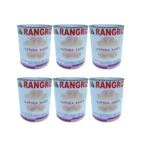 pachet 6 bucati vopsea mata alb rangriz 750ml 1