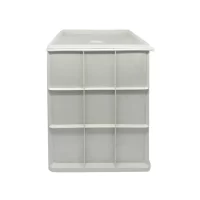 pachet 6 x cutie branza din plastic 20l cu capac 2