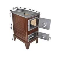 pachet soba godin lemne cu recuperator caldura burlane coturi si palarie rotativa 2