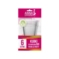 pahare transparente biodegradabile 200 ml 6 bucati 1