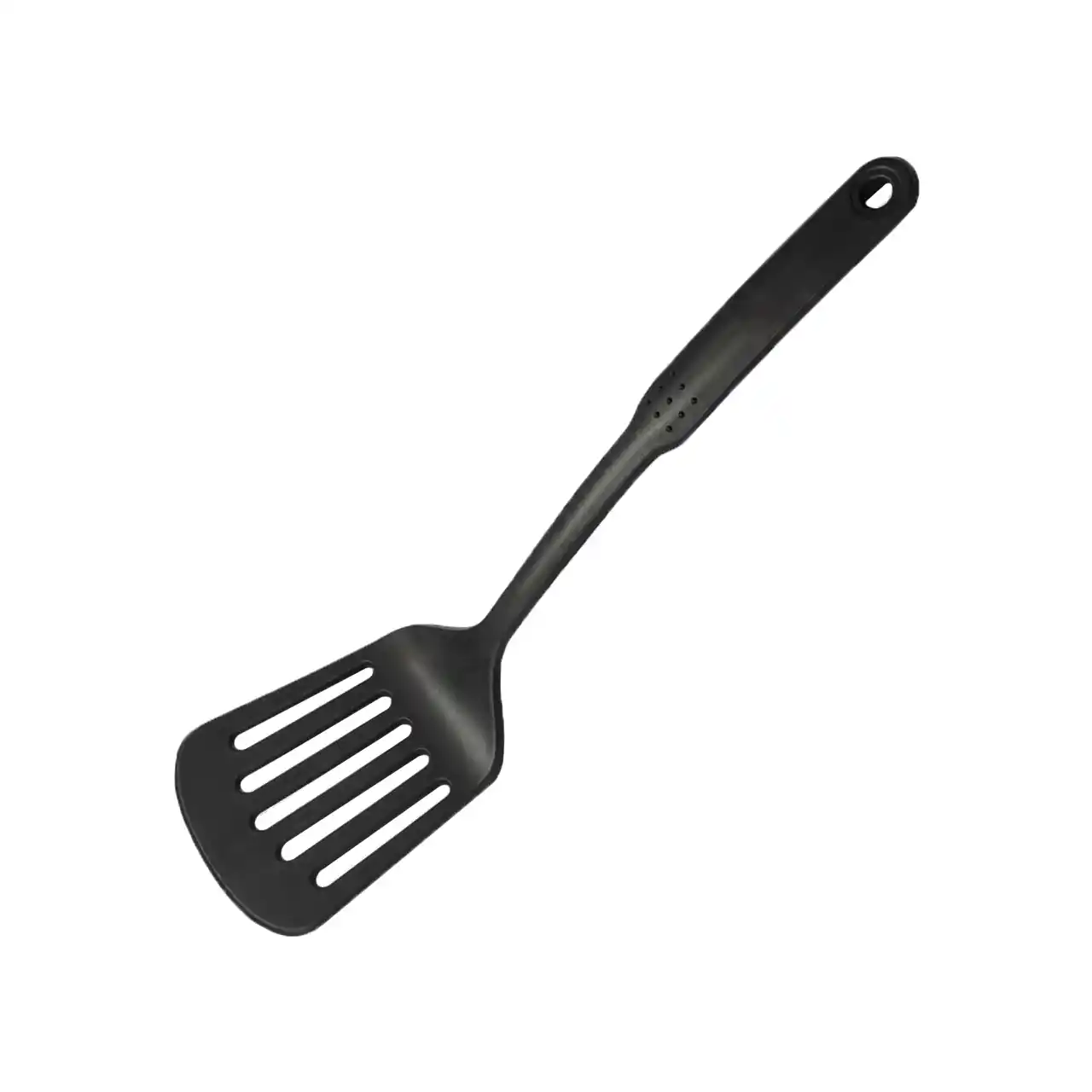 paleta bucatarie perforata de gatit 31 cm neagra 1