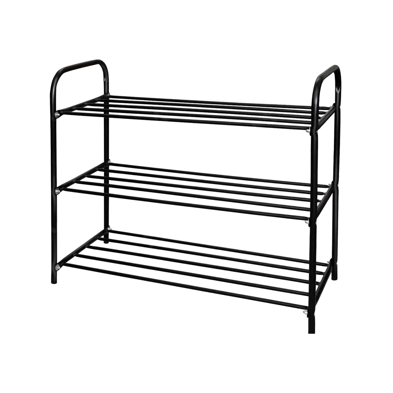 pantofar metalic 3 rafturi negru 2