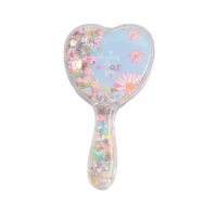 perie de par pentru fete forma inimioara 17 cm 2