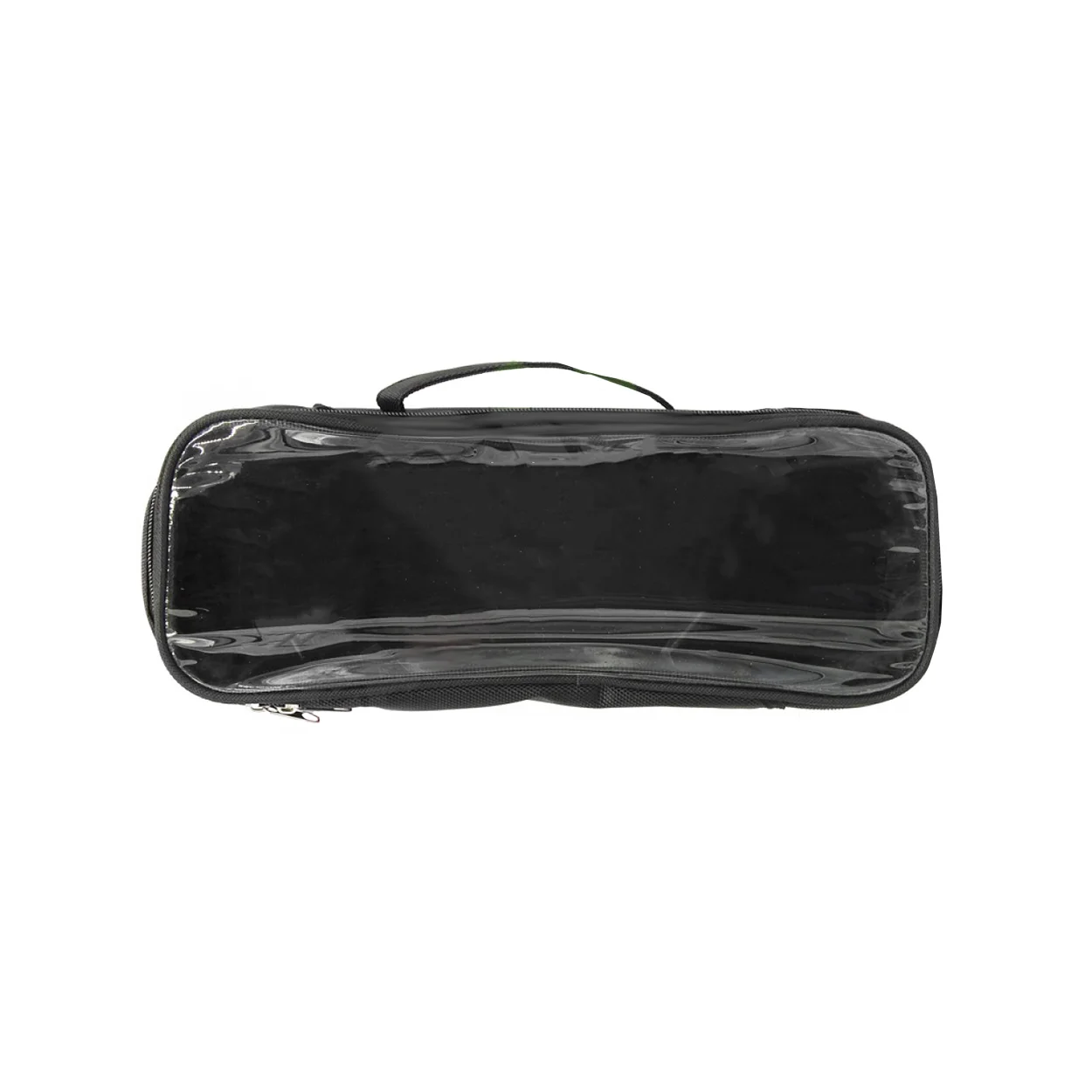 portfard cosmetice transparent cu fermoar si toarta 1