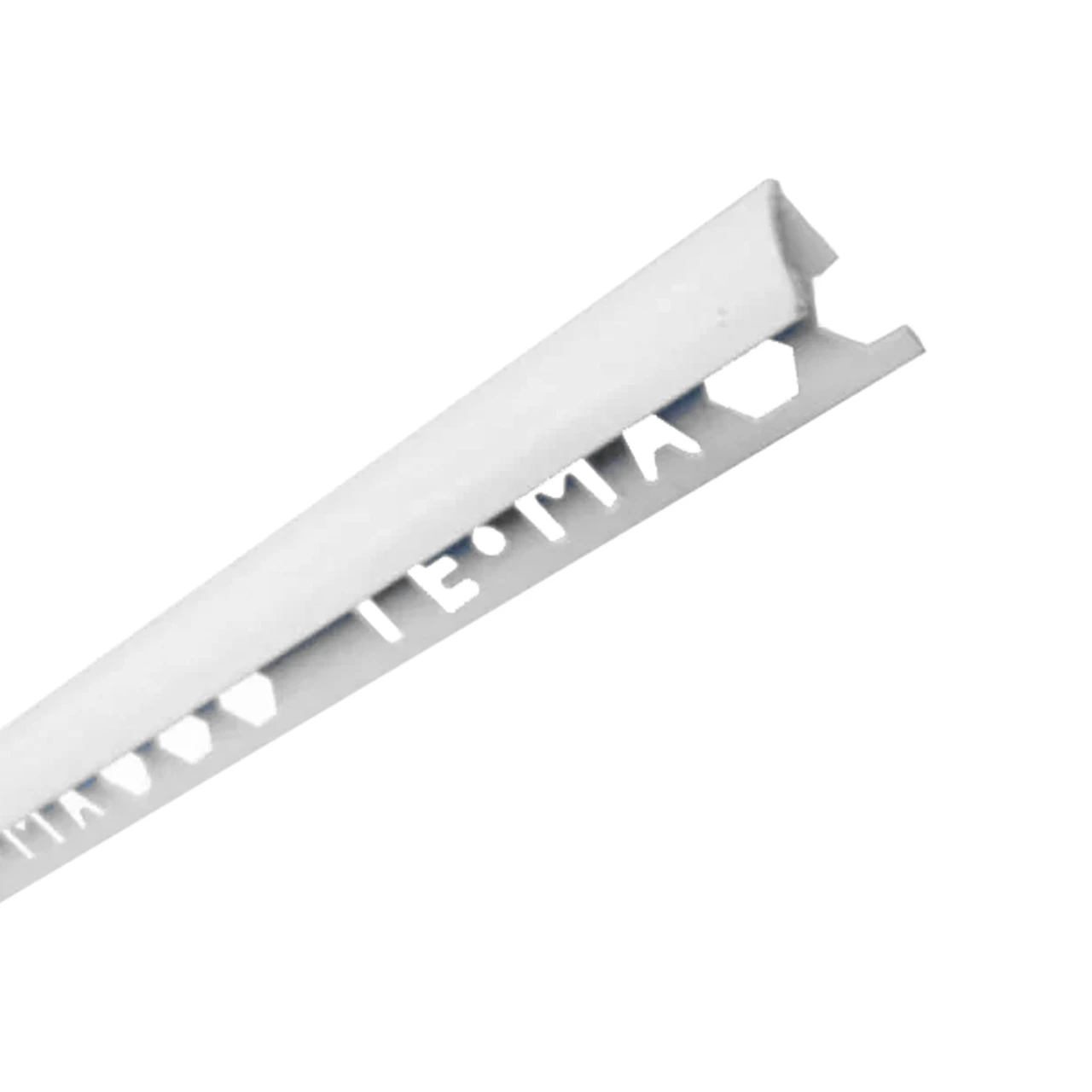 profil bagheta faianta coltar exterior plastic alb 2 5 m