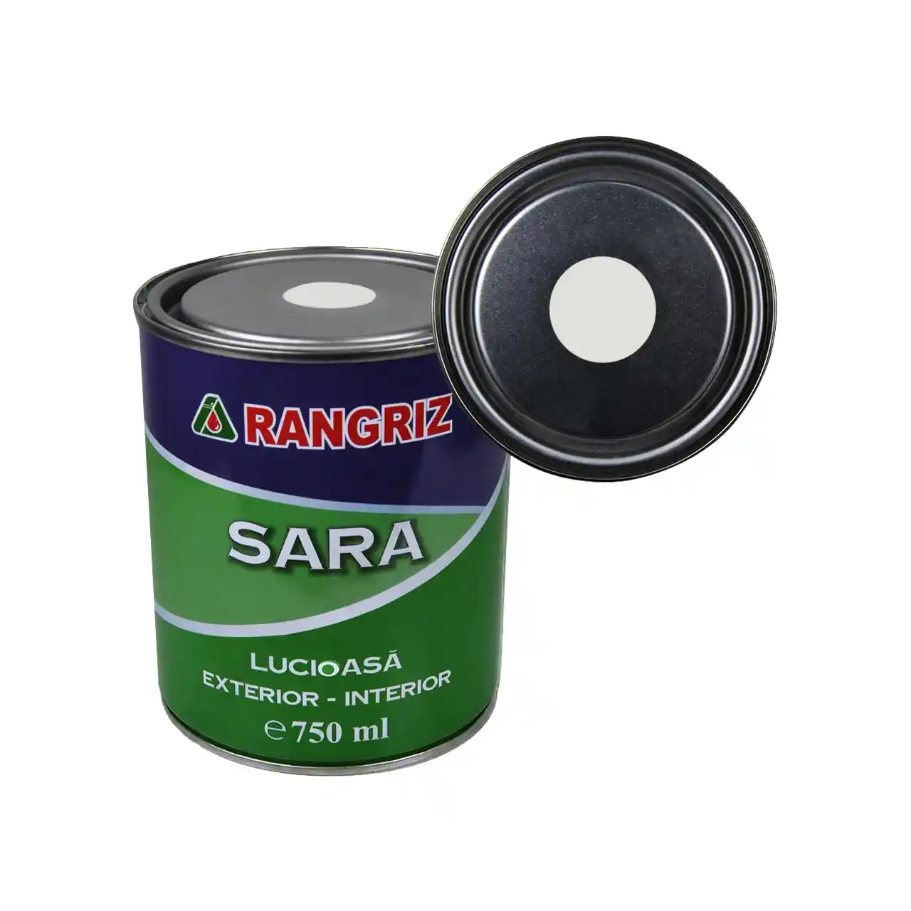 rangriz sara vopsea lucioasa pentru pereti lemn interior alb 750 ml
