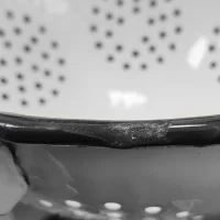 resigilat strecuratoare emailata alba 18 cm 2