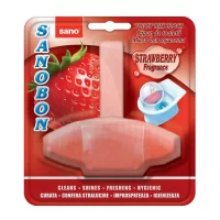 sano bon odorizant wc solid 4 actiuni parfum de capsuni 55g 2