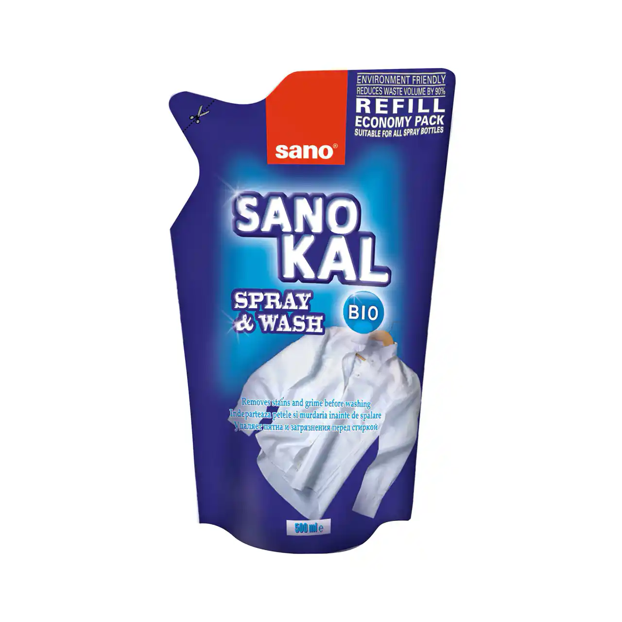 sano kal spray and wash rezerva solutie pete 750 ml 1