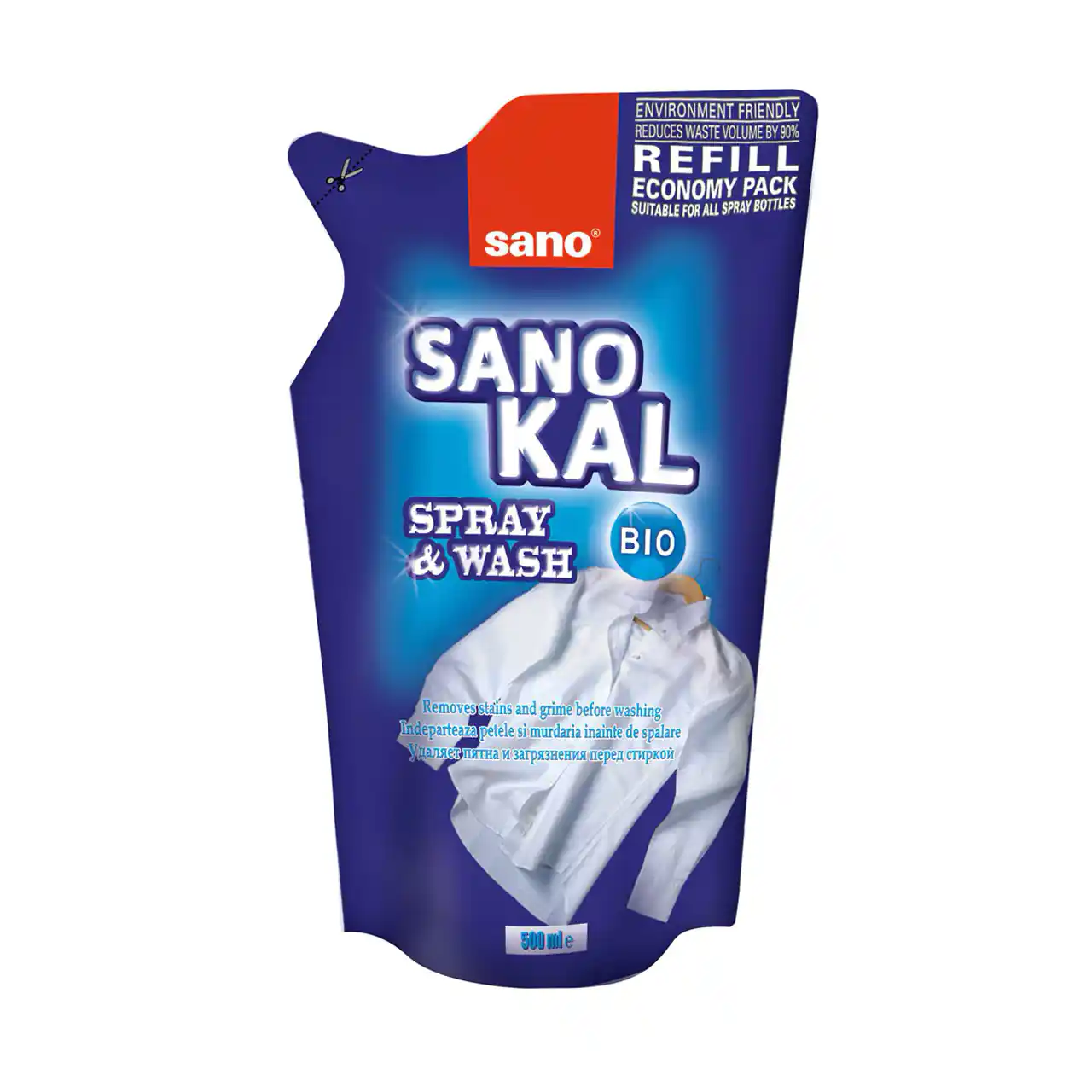 sano kal spray and wash rezerva solutie pete 750 ml 2