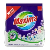 sano maxima spring flowers detergent pudra 20 spalari 2 kg 2