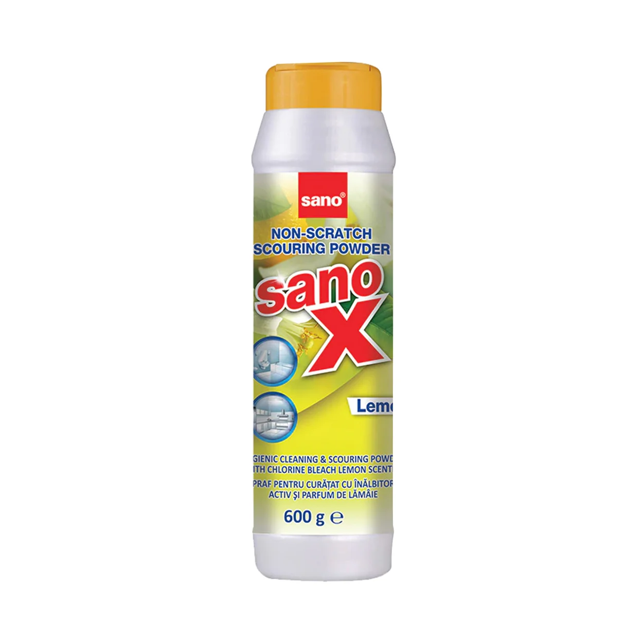 sano x powder praf de curatat lemon 600 g 2