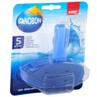 sanobon fresh scent toilet rim block odorizant pentru agatat in vasul de wc 55g
