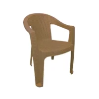 scaun imitatie ratan din plastic de gradina 1