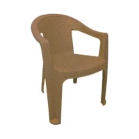 scaun imitatie ratan din plastic de gradina 2