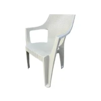 scaun plastic imitatie ratan pentru gradina 2