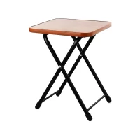 scaun pliabil lemn de gradina fara spatar 1