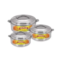 set caserole termice inox cu capac 3 bucati 1