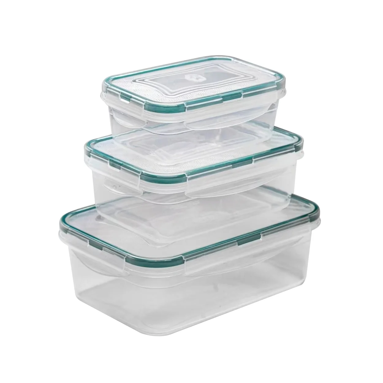 set cutii alimentare dreptunghiulare cu garnitura 0 44l 0 83l 1 47l 1
