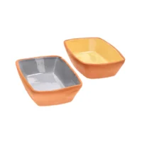 set tavi din lut termorezistent 13x9x3 5 cm 2 buc 1