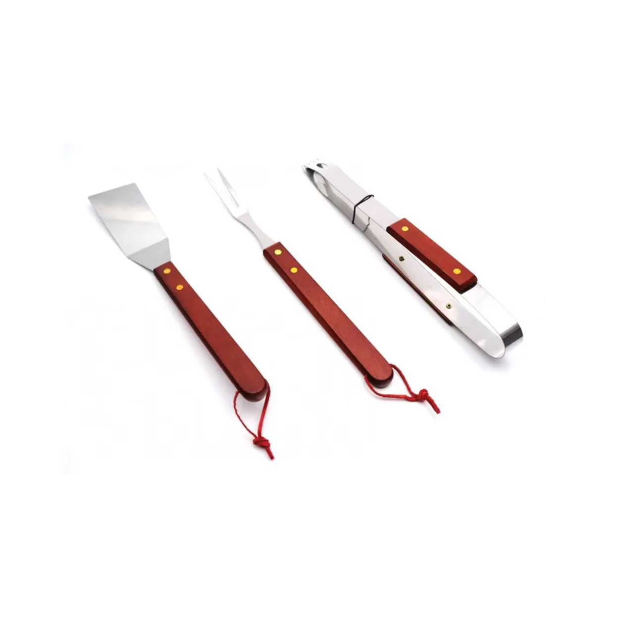 set ustensile gratar profesionale otel 3 piese 1