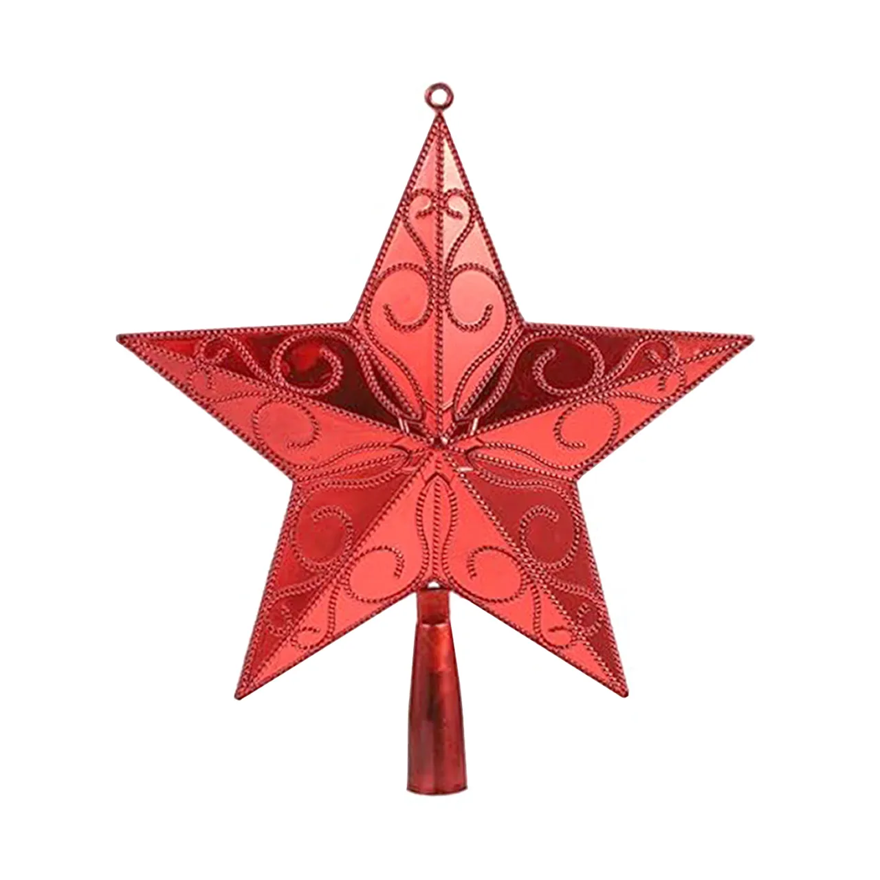 stea de brad varf de brad mare rosie 2