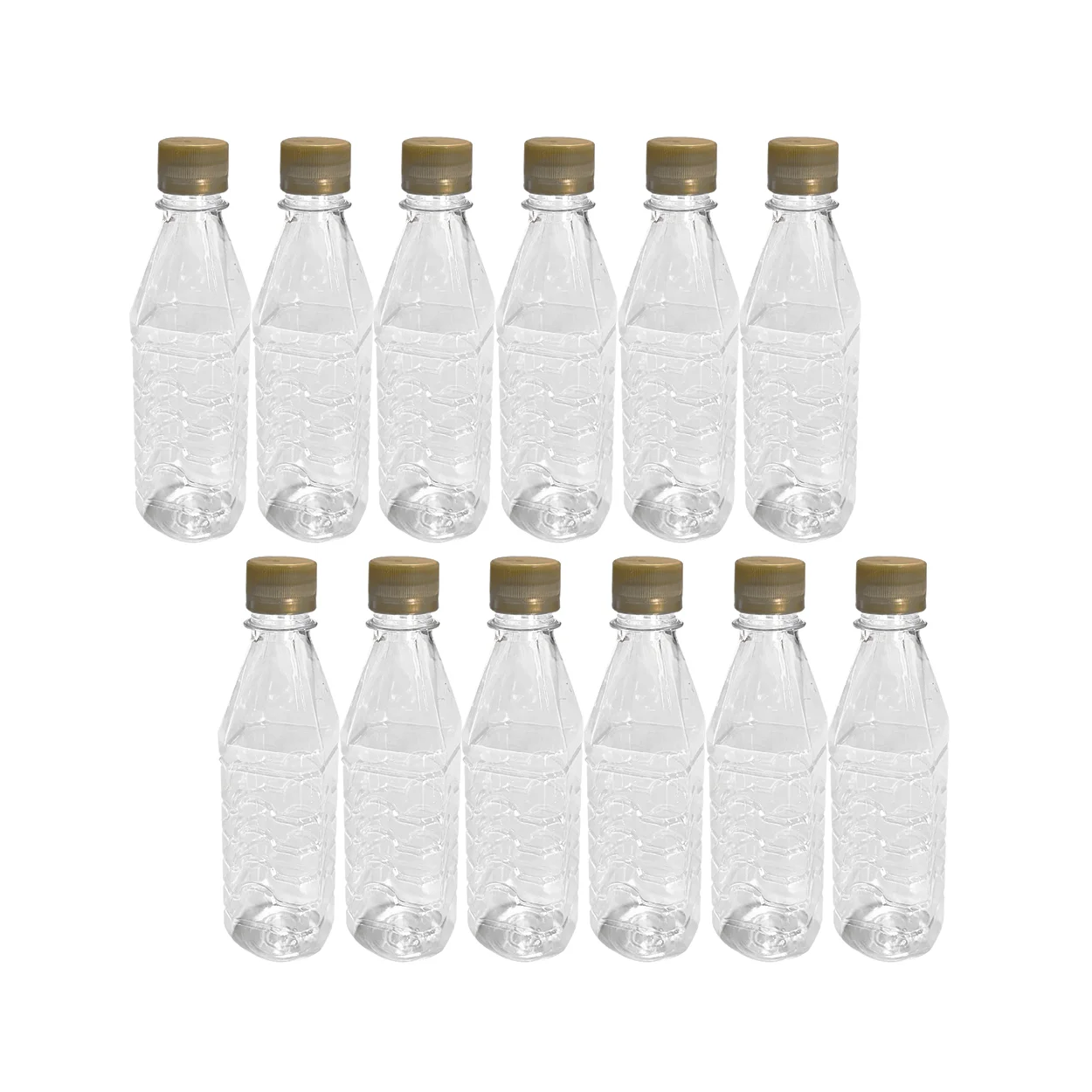 sticle plastic 350 ml patrate set 12 bucati 1 1