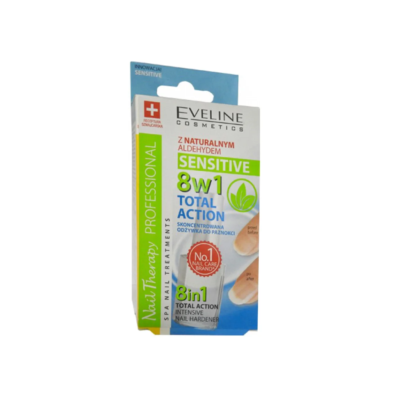 tatament unghii 8in1 eveline total action sensitive 12 ml 1