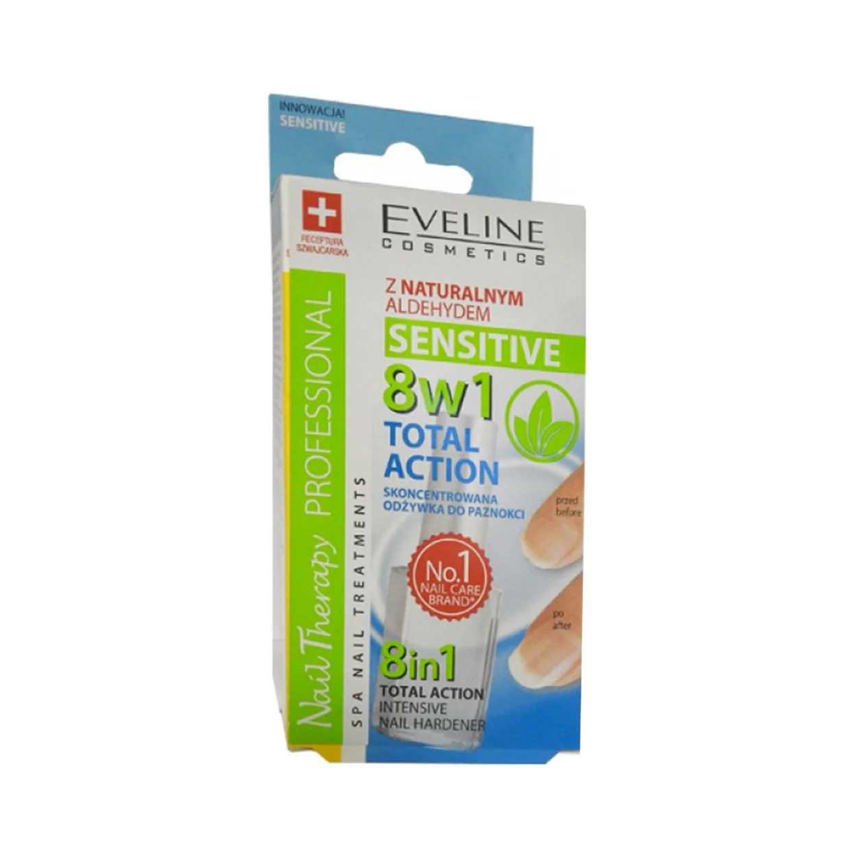 tatament unghii 8in1 eveline total action sensitive 12 ml 2