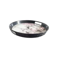 tava rotunda plastic de servire 31 cm gri 2