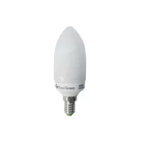 total green bec economic 9w fluorescent e14 lumina rece lumanare 1