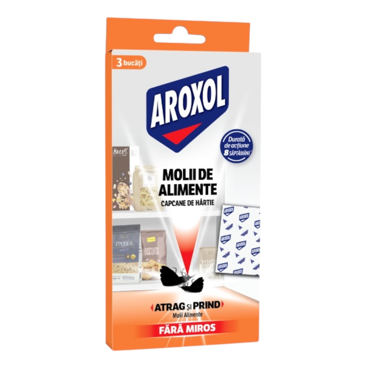 Aroxol antimolii pentru alimente, 3 bucati