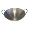 Tigaie wok inox cu 2 manere, 40 cm