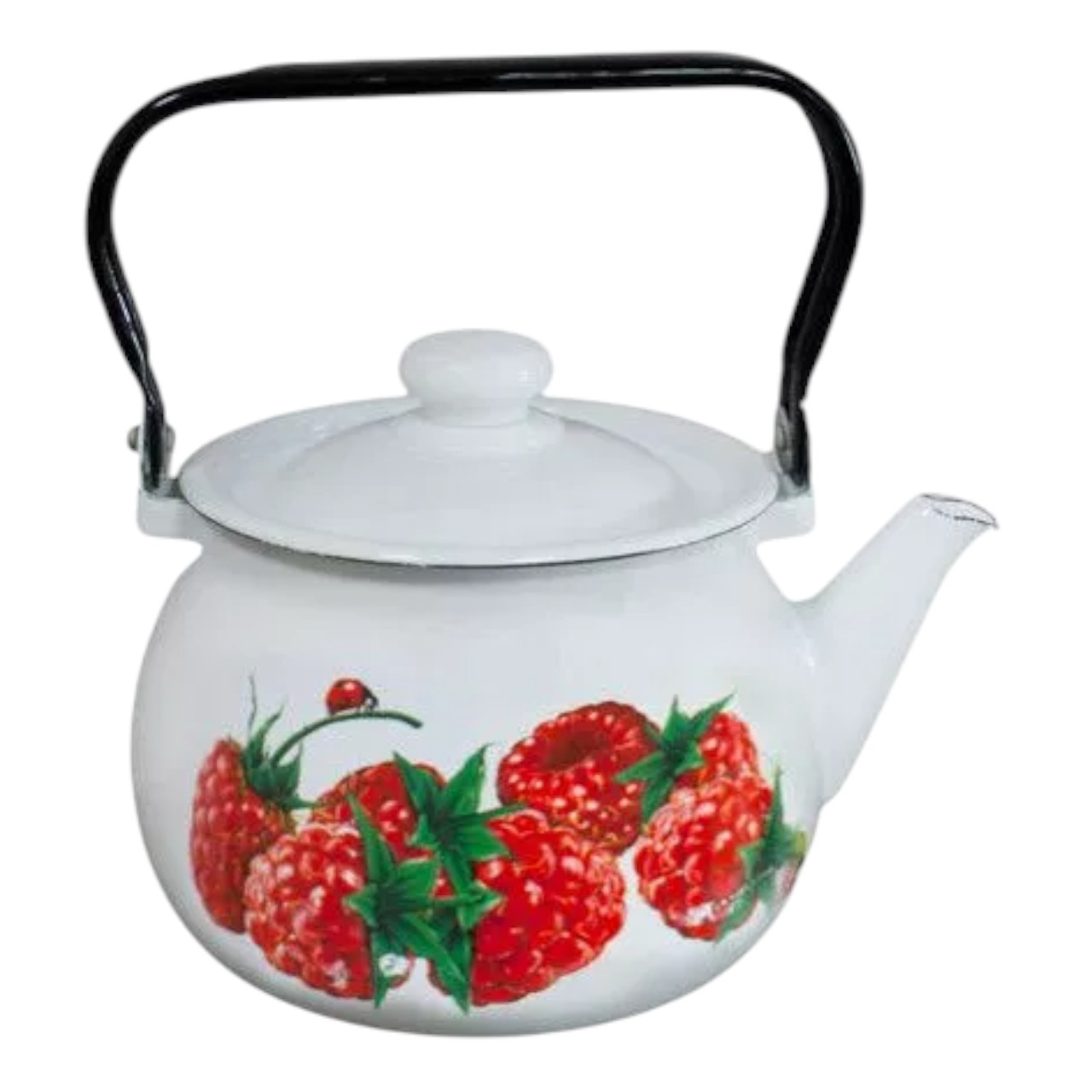 Ceainic emailat cu capac 2.5 litri - imagine 4